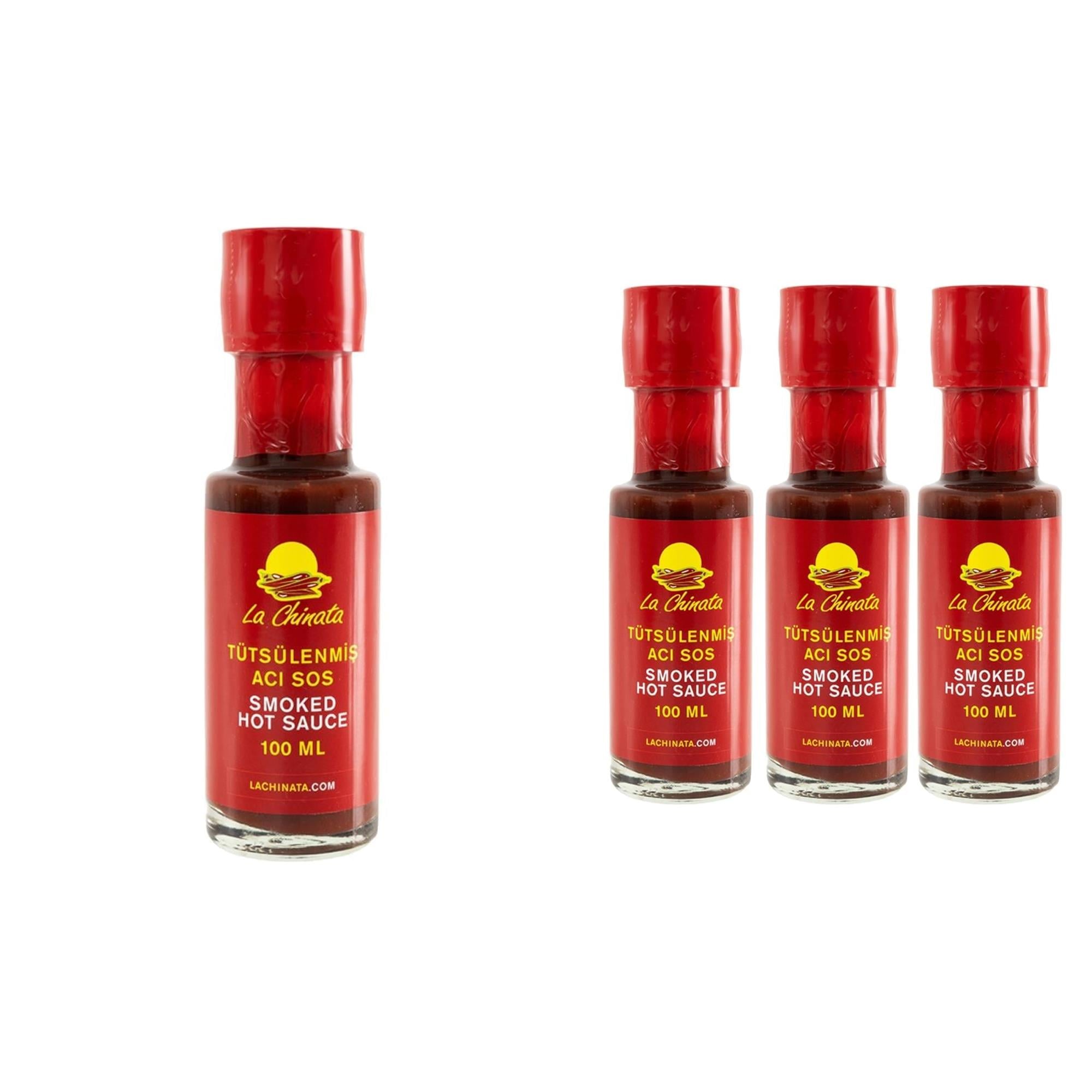 La Chinata Smoked Hot Sauce Tütsülenmiş Acı Sos 100 ML x 3 Adet
