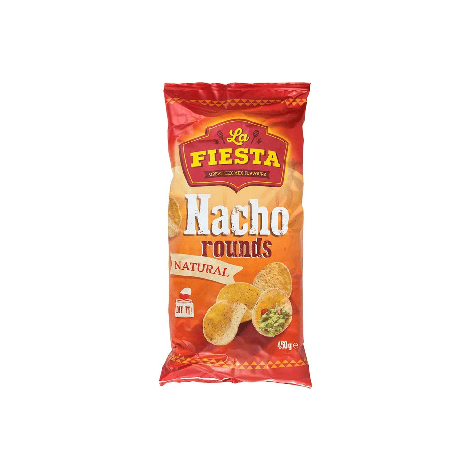 La Fiesta Nacho Round Salted Yuvarlak Tuzlu Tortilla Cips 450 g