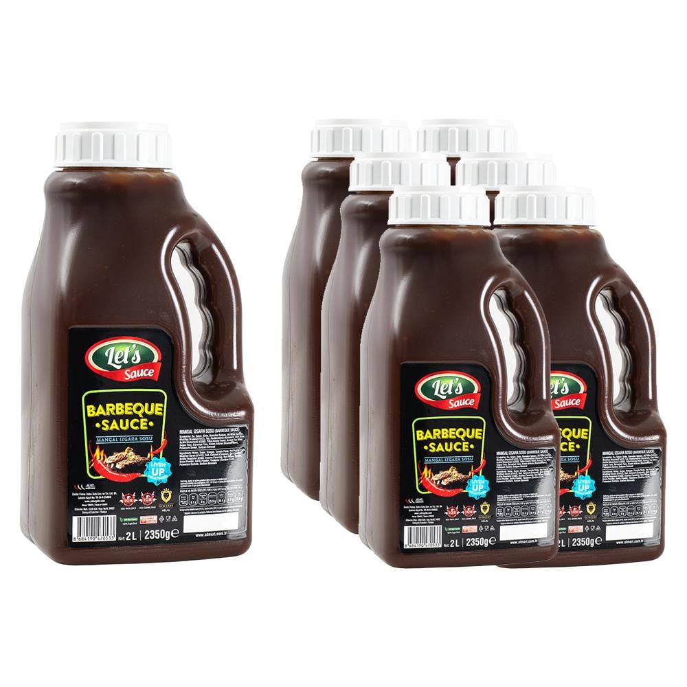 Let's Sauce Barbekü Sos 2350g x 6 Adet