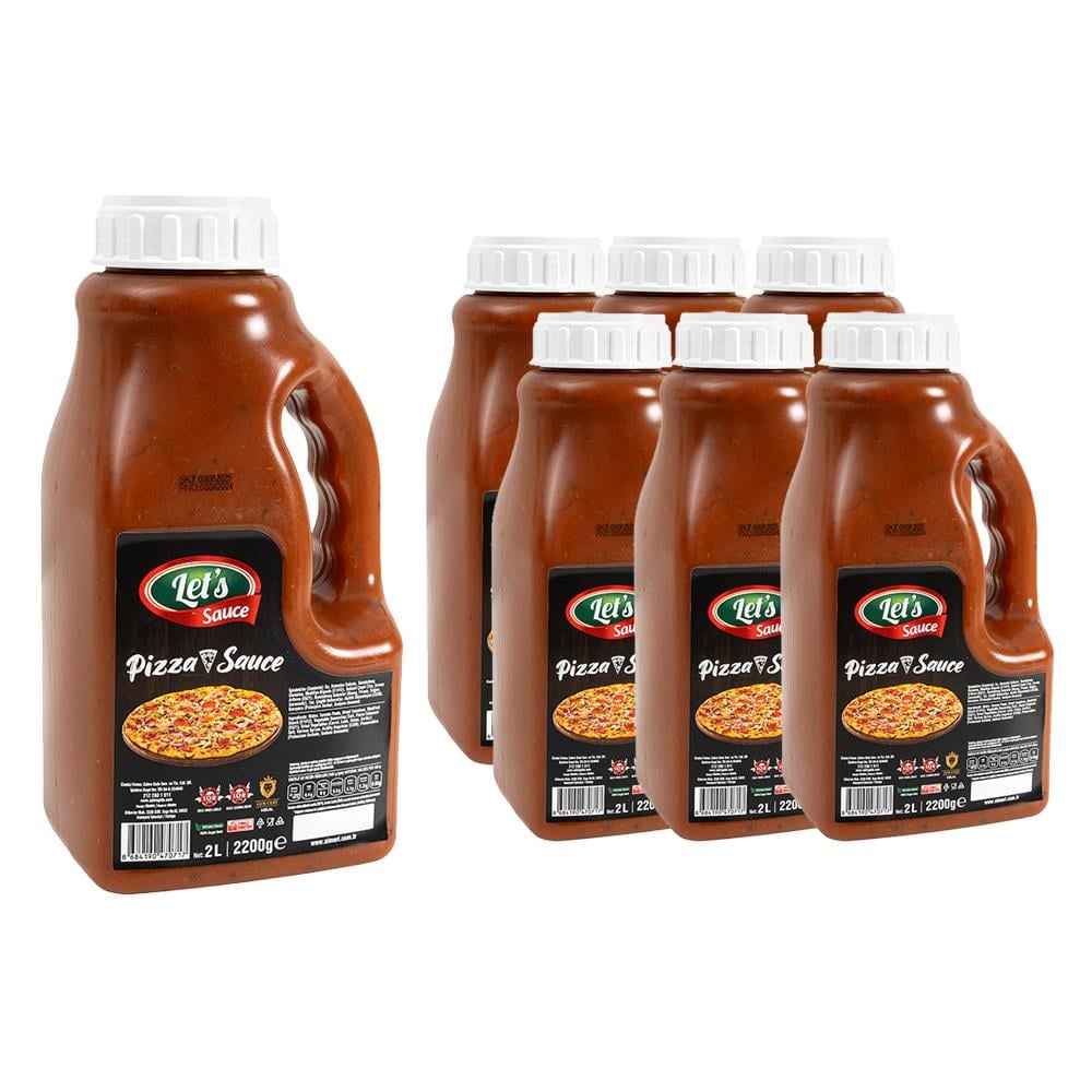 Let's Sauce Pizza Sosu 2200g x 6 Adet