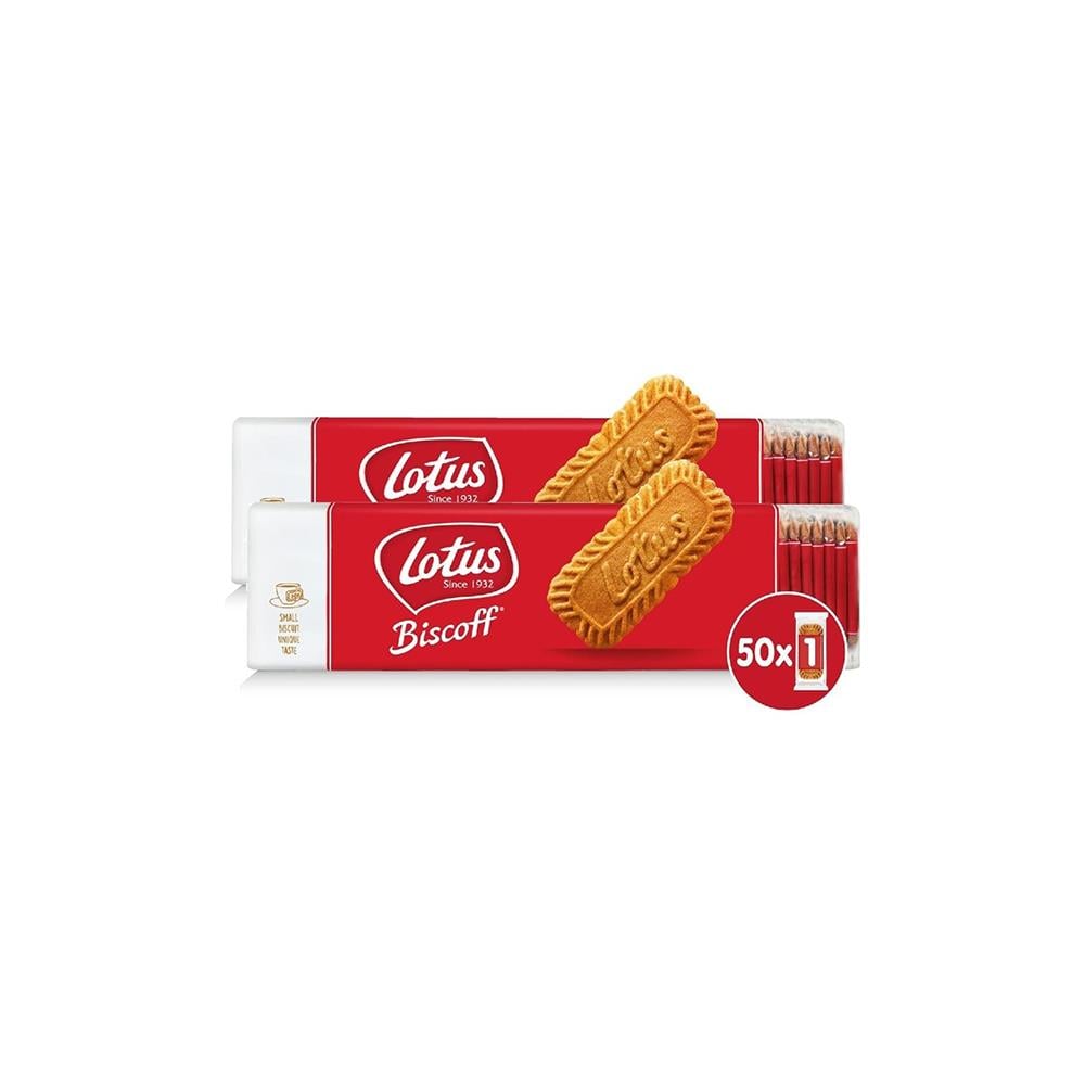 Lotus Biscoff Karamelize Bisküvi 50*6,25G x 3 Adet