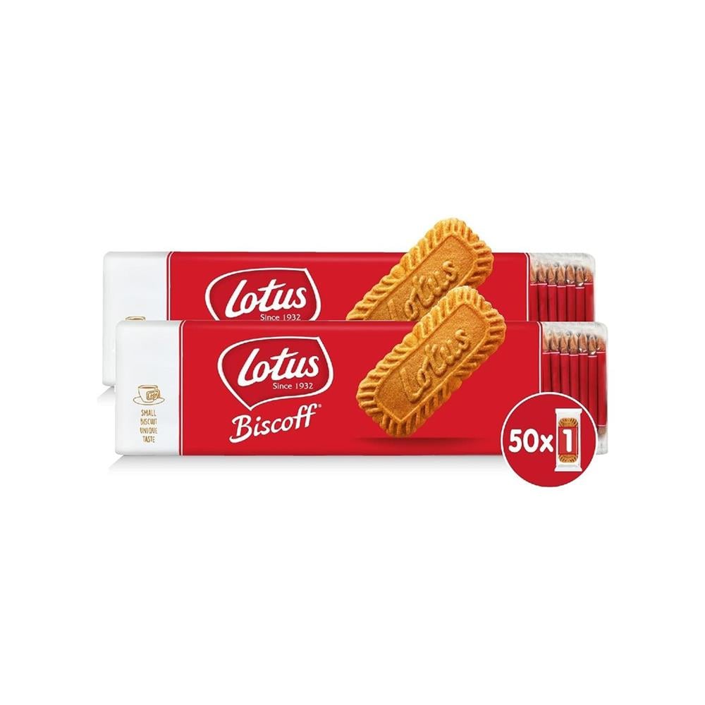 Lotus Biscoff Karamelize Bisküvi 50*6,25G x 2 Adet