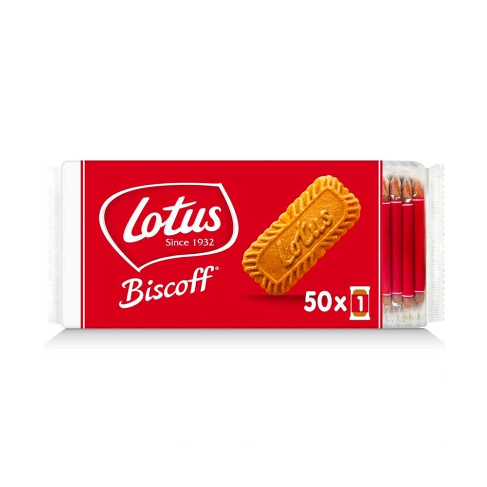 Lotus Biscoff Karemelize Bisküvi Tek Tek Paketlenmiş 50 Adet