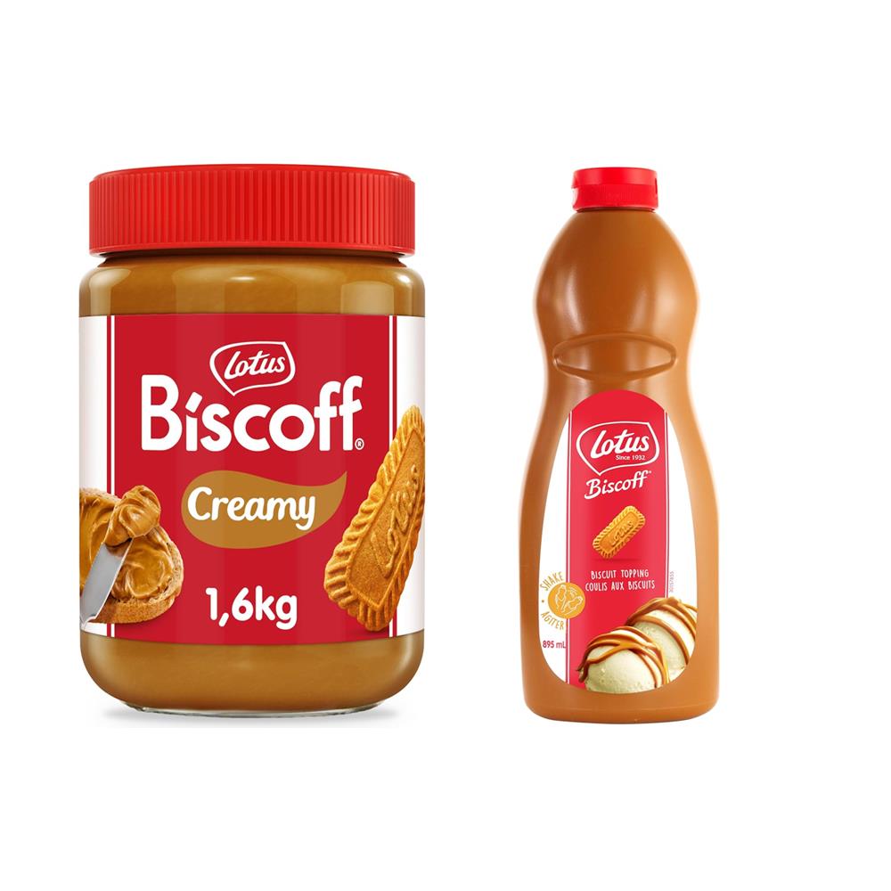 Lotus Bıscoff Spread Original 1600G + Biscoff Topping Sos 1kg