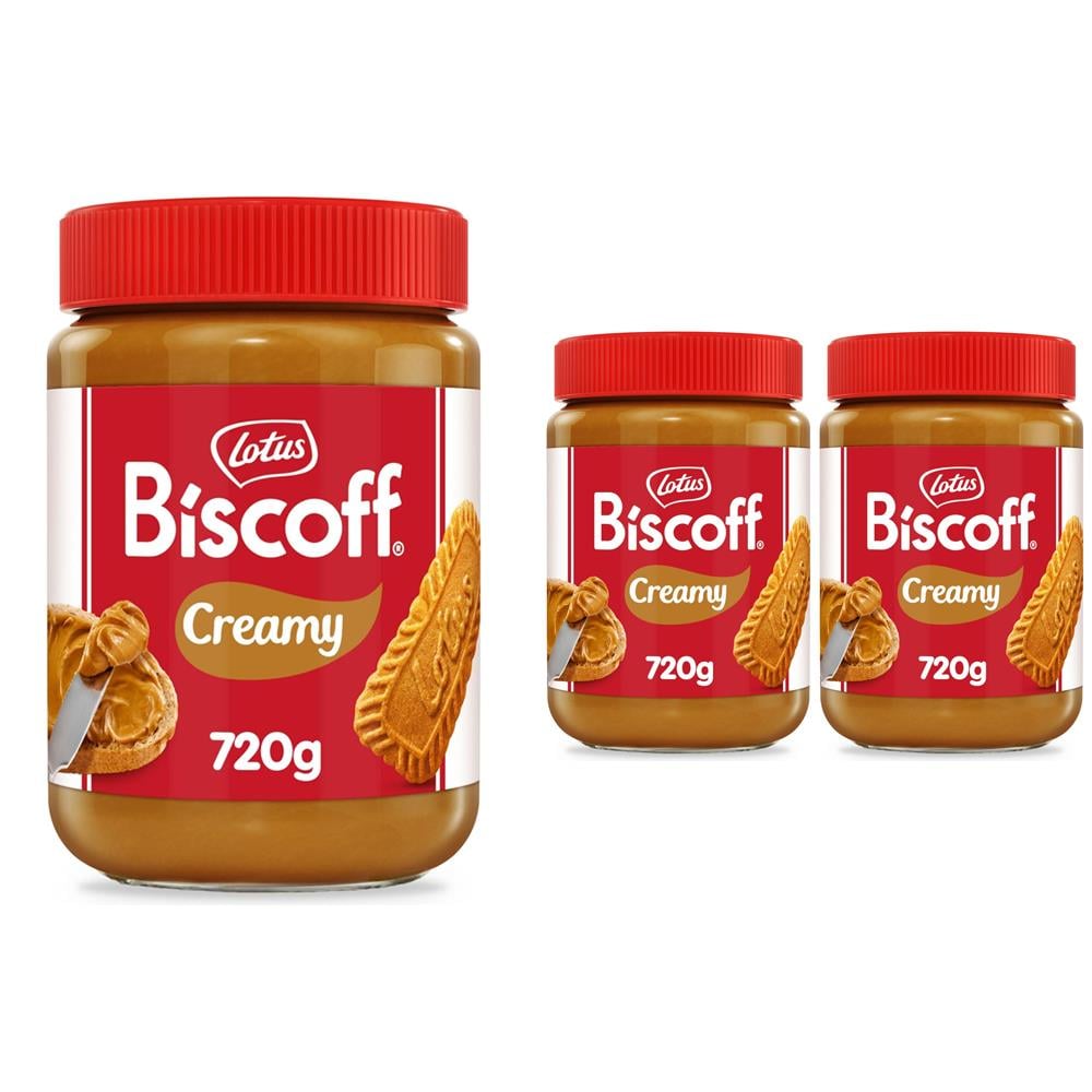 Lotus Biscoff Spread Sürülebilir Bisküvi Ezmesi 720g (Yeni) x 2 Adet