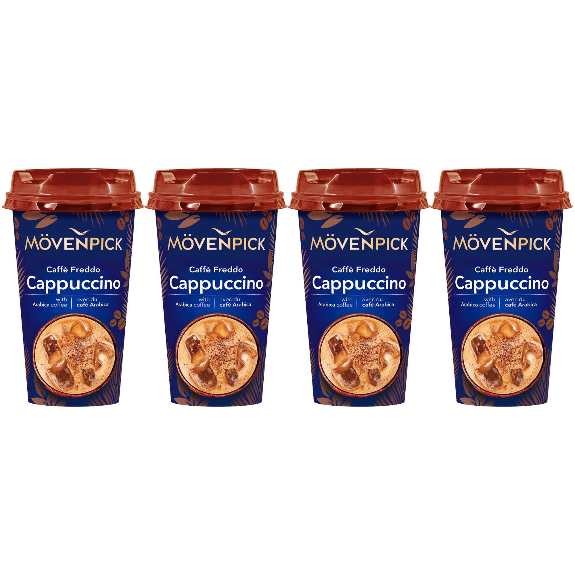 MÖVENPICK Caffé Freddo Cappuccino Soğuk Kahve 189 ml x 4 Adet