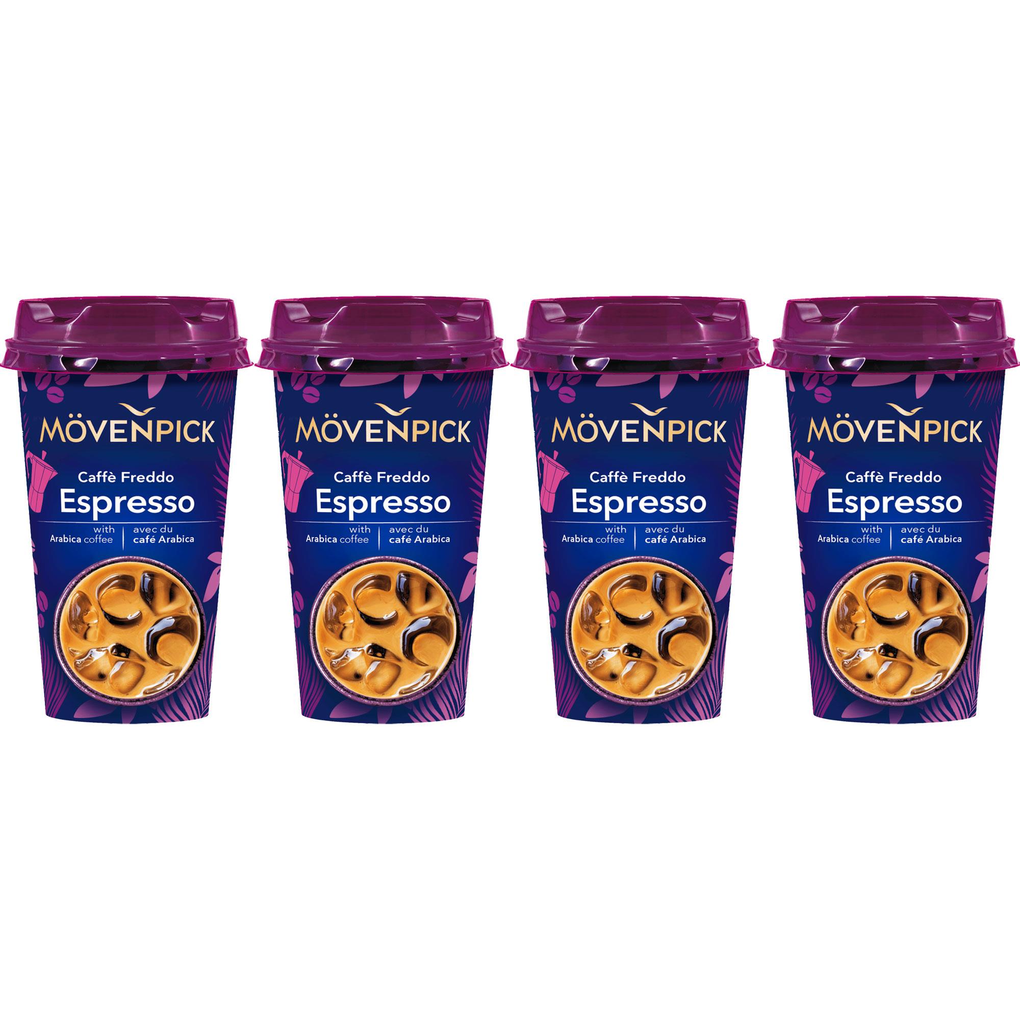 MÖVENPICK Caffé Freddo Espresso Soğuk Kahve 189 ml x 4 Adet