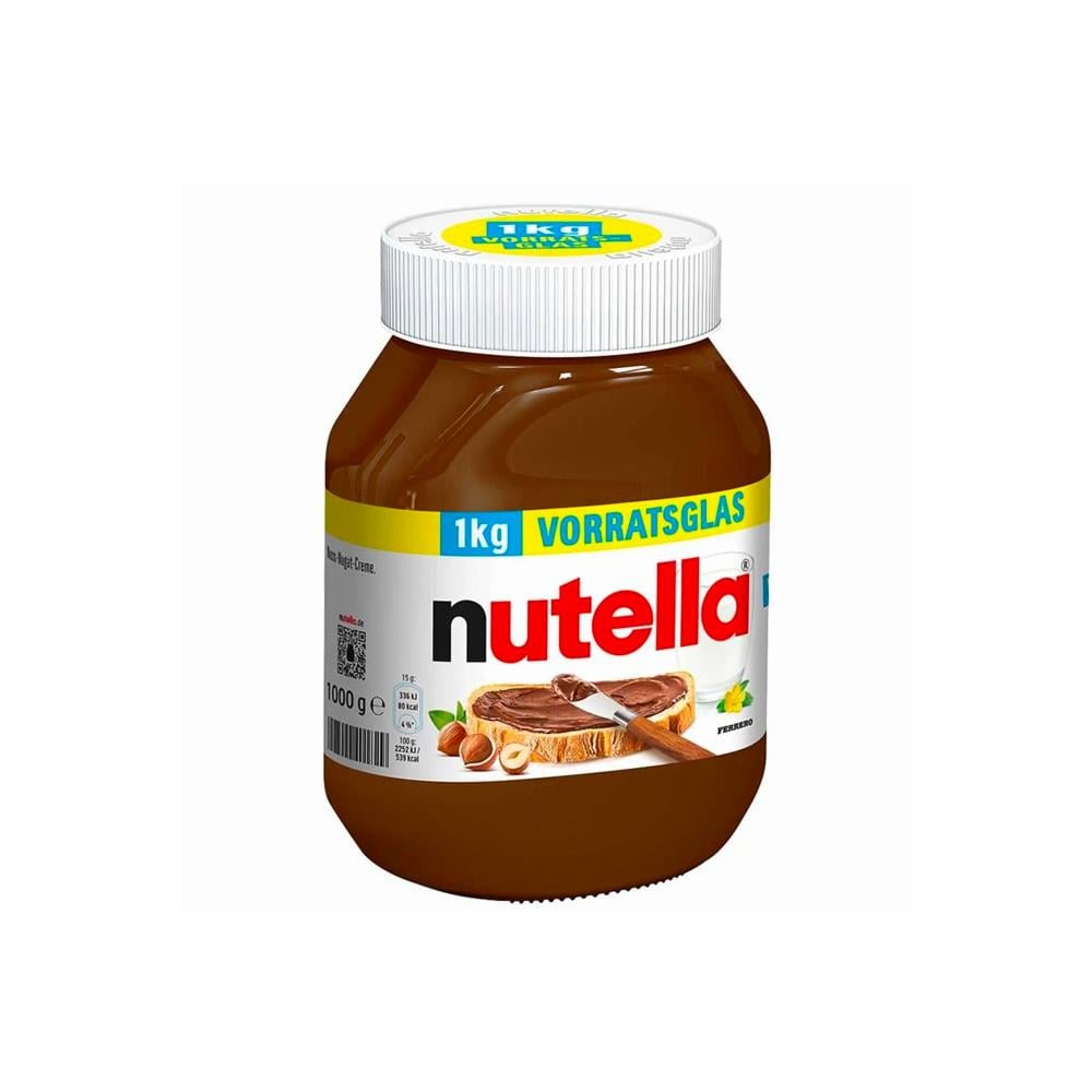 Nutella Kakaolu Fındık Kreması 1 Kg Cam Kavanoz
