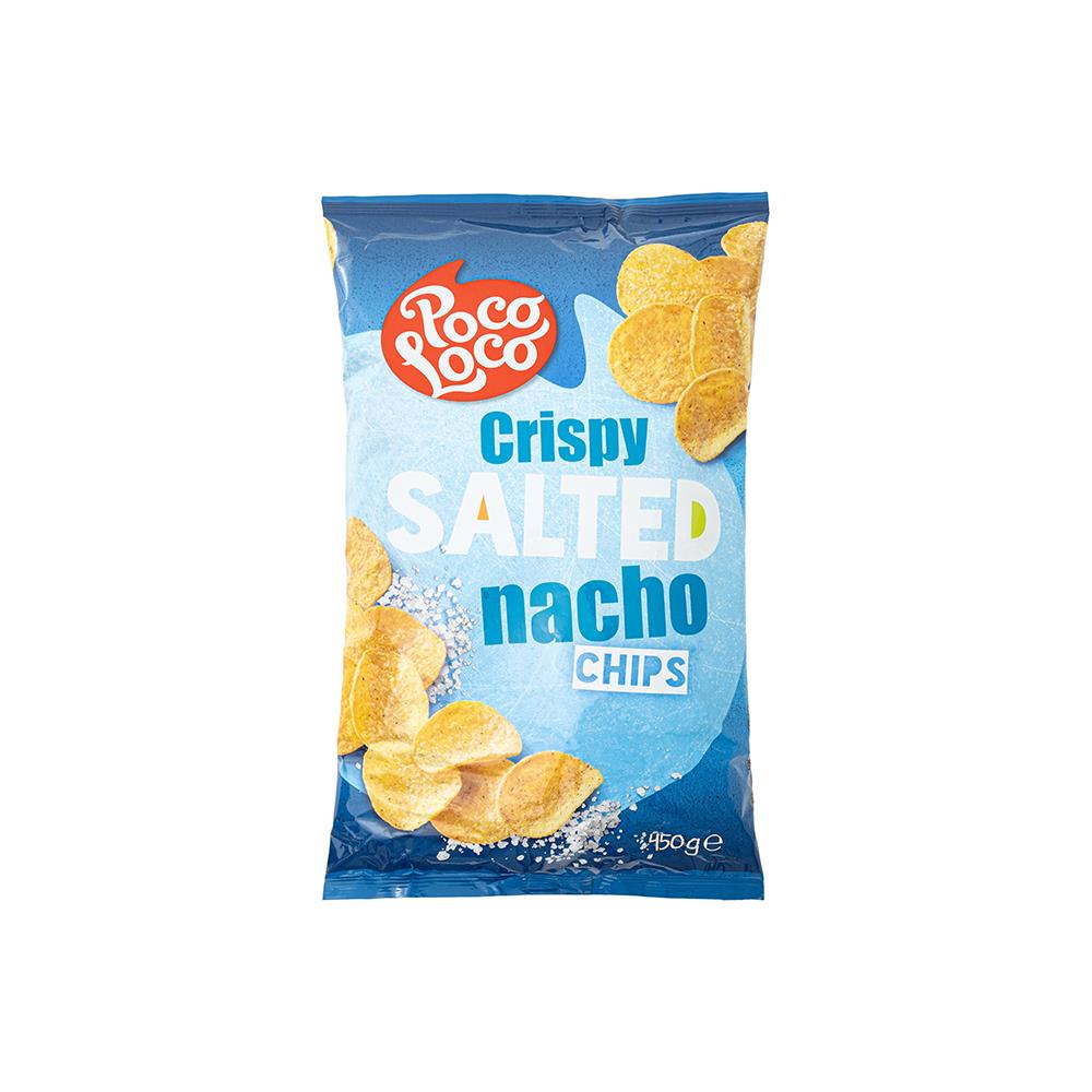 Poco Loco Crispy Salted Nacho Cips 450 g