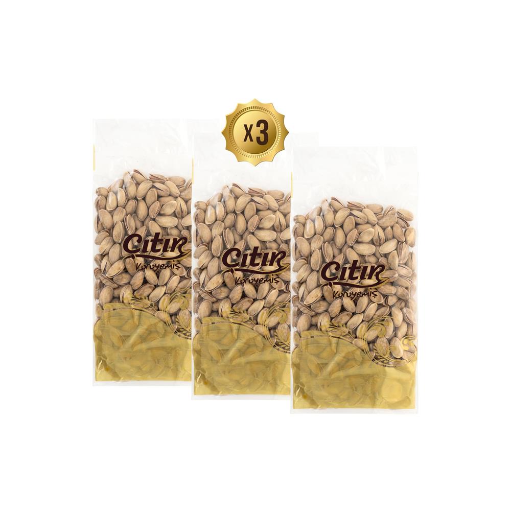 Premium Seri Kavrulmuş Antep Fıstığı 250G x 3 Adet