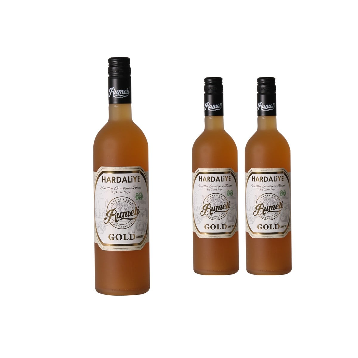 Rumeli Hardaliye Gold Serisi Beyaz Üzüm İçeceği (Alkolsüz) 750 ml x 2 Adet