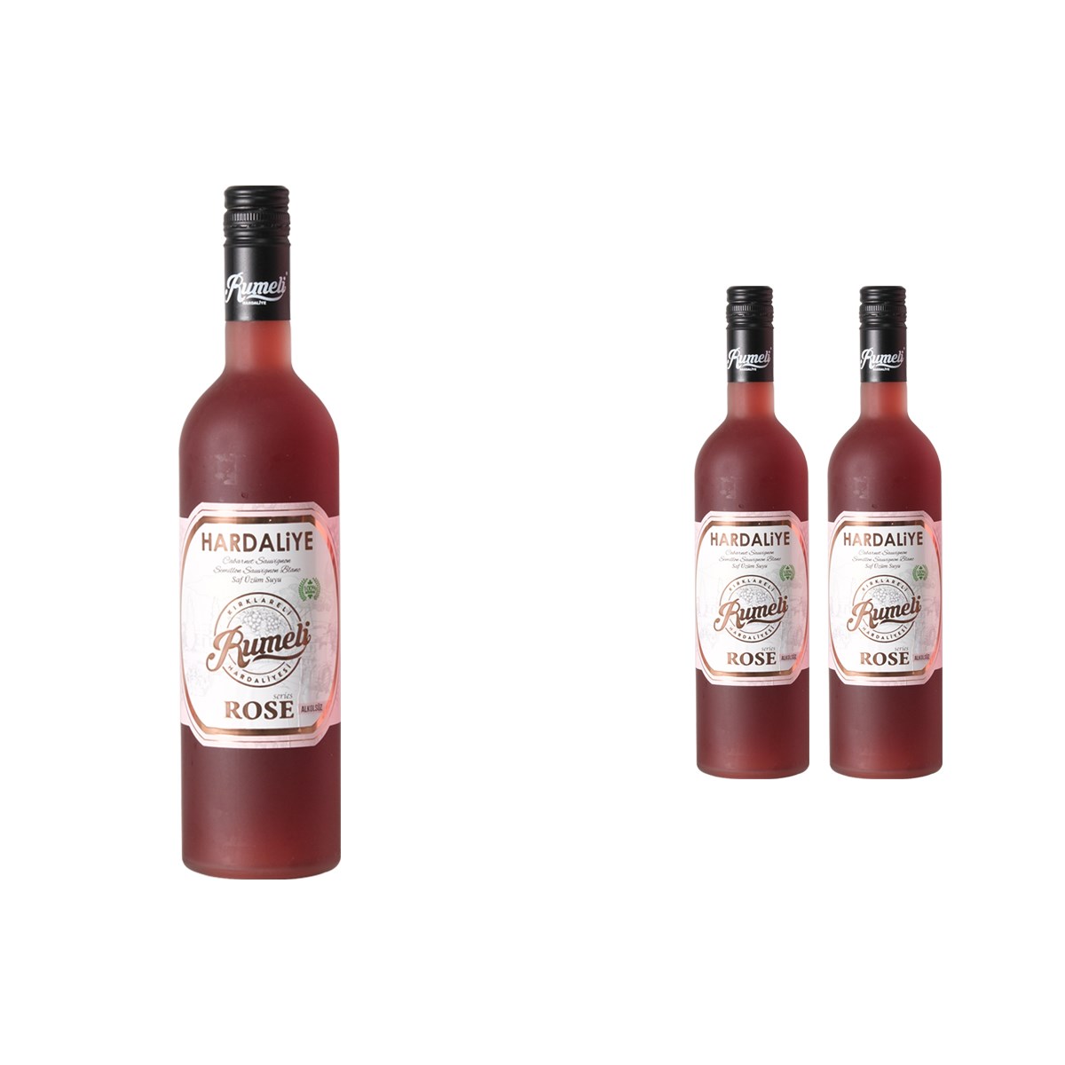 Rumeli Hardaliye Rose Seri Üzüm Suyu (Alkolsüz) 750 ml x 2 Adet