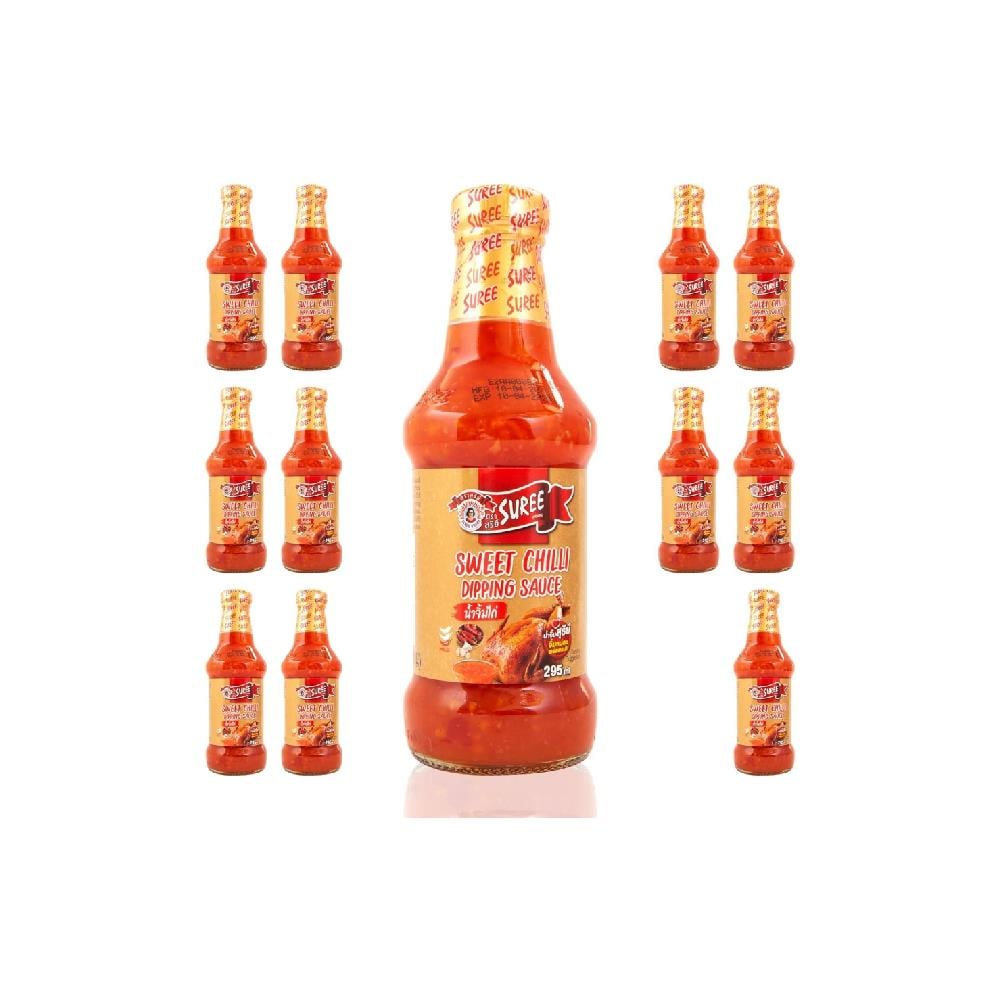 Suree Sweet Chilli Tatlı Biber Sosu 295ml/350 GR x 12 Adet