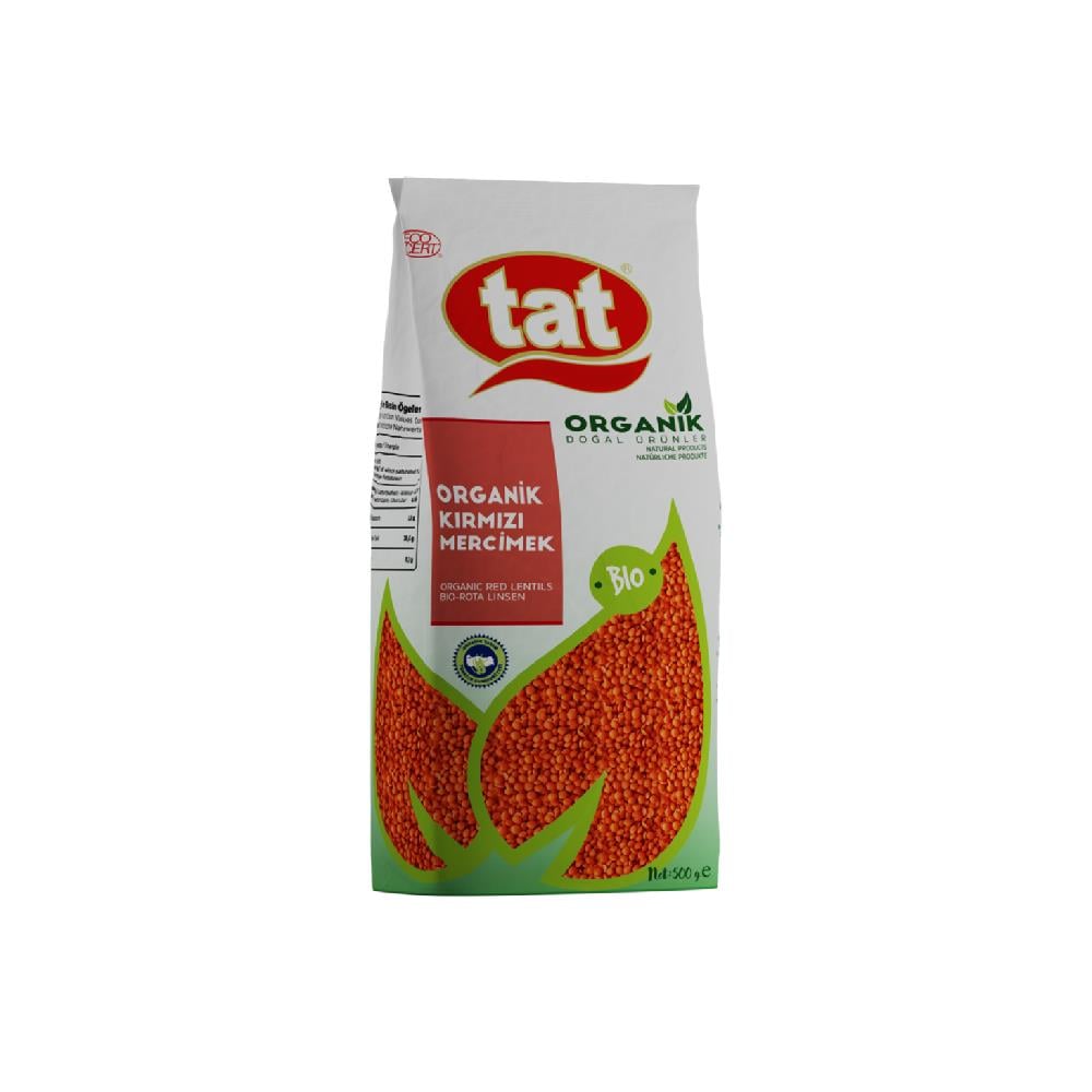 Tat Organik Kırmızı Mercimek 500Gr