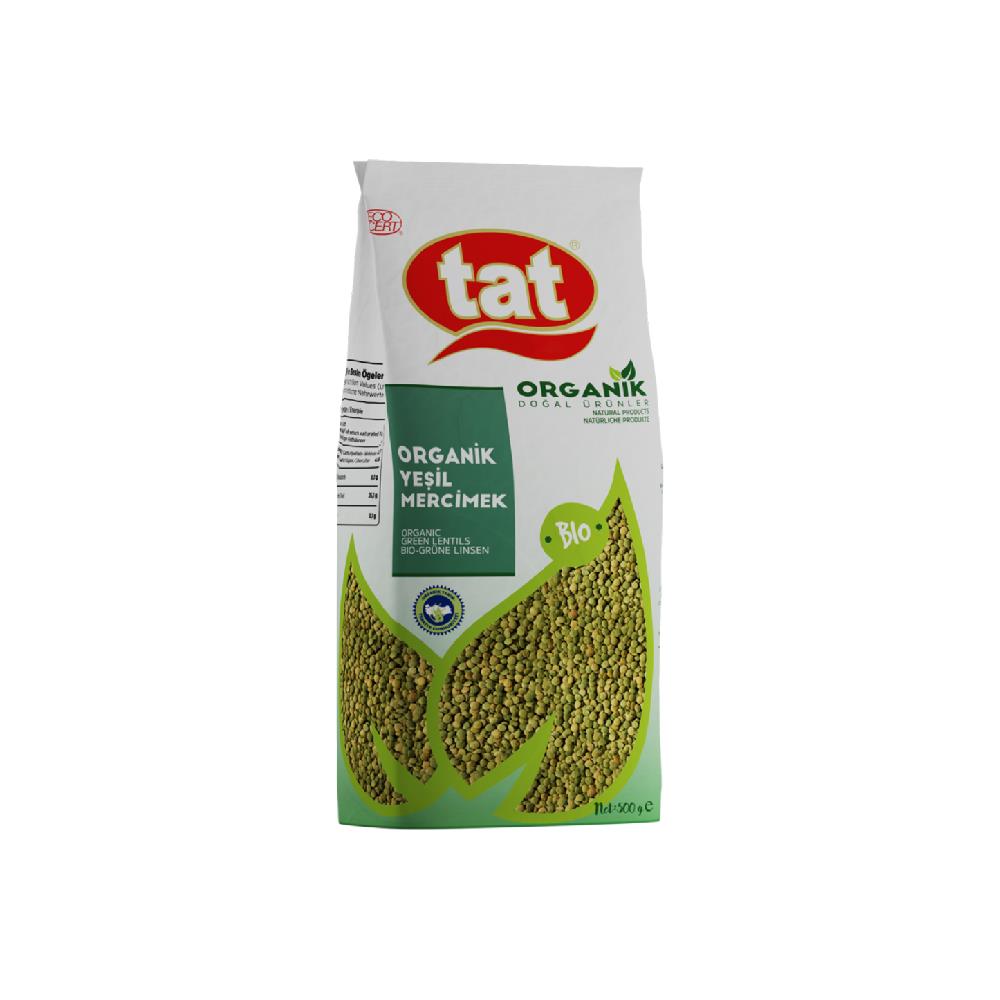 Tat Organik Yerli Yeşil Mercimek 500Gr
