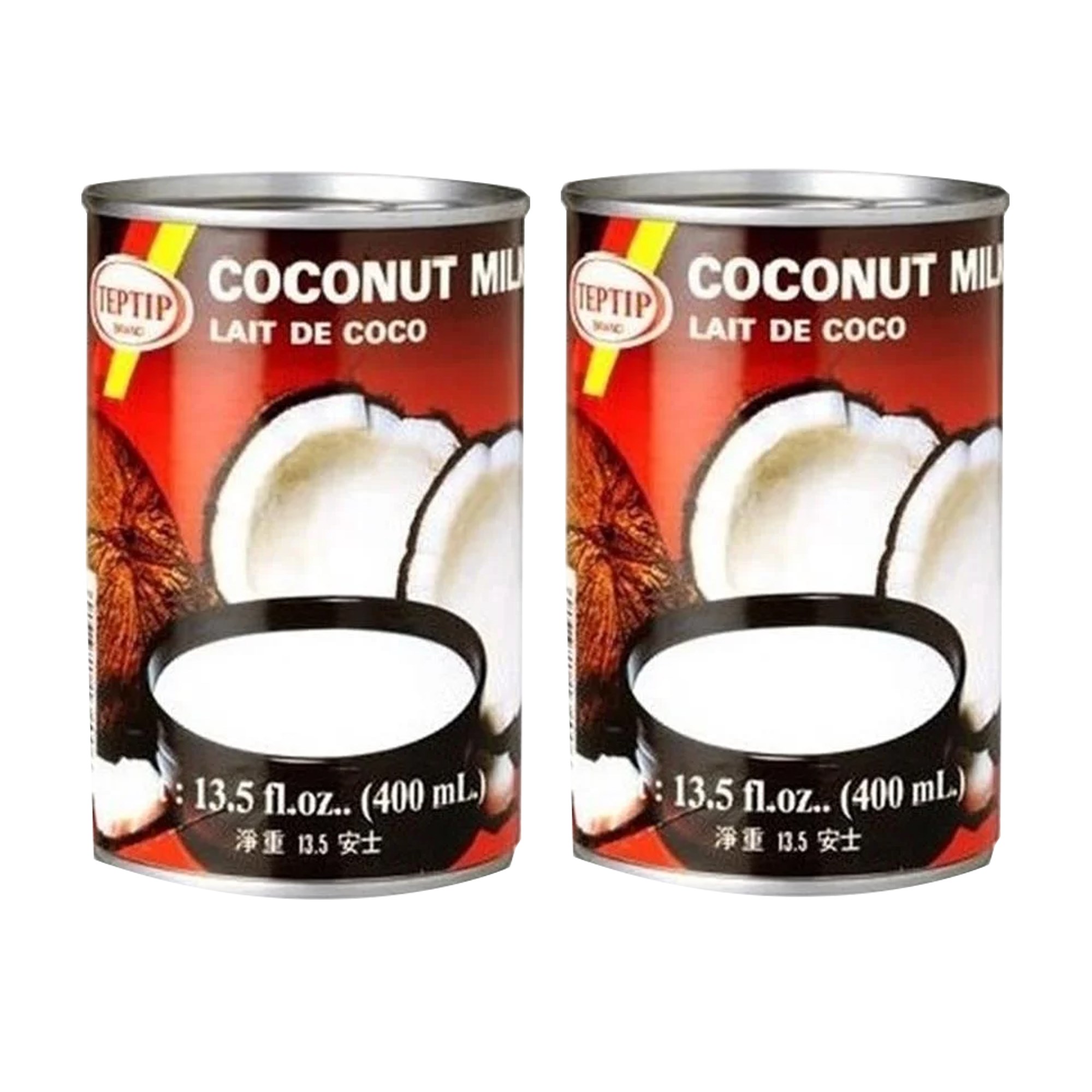 Teptip Hindistan Cevizi Sütü 400 ml x 2 Adet