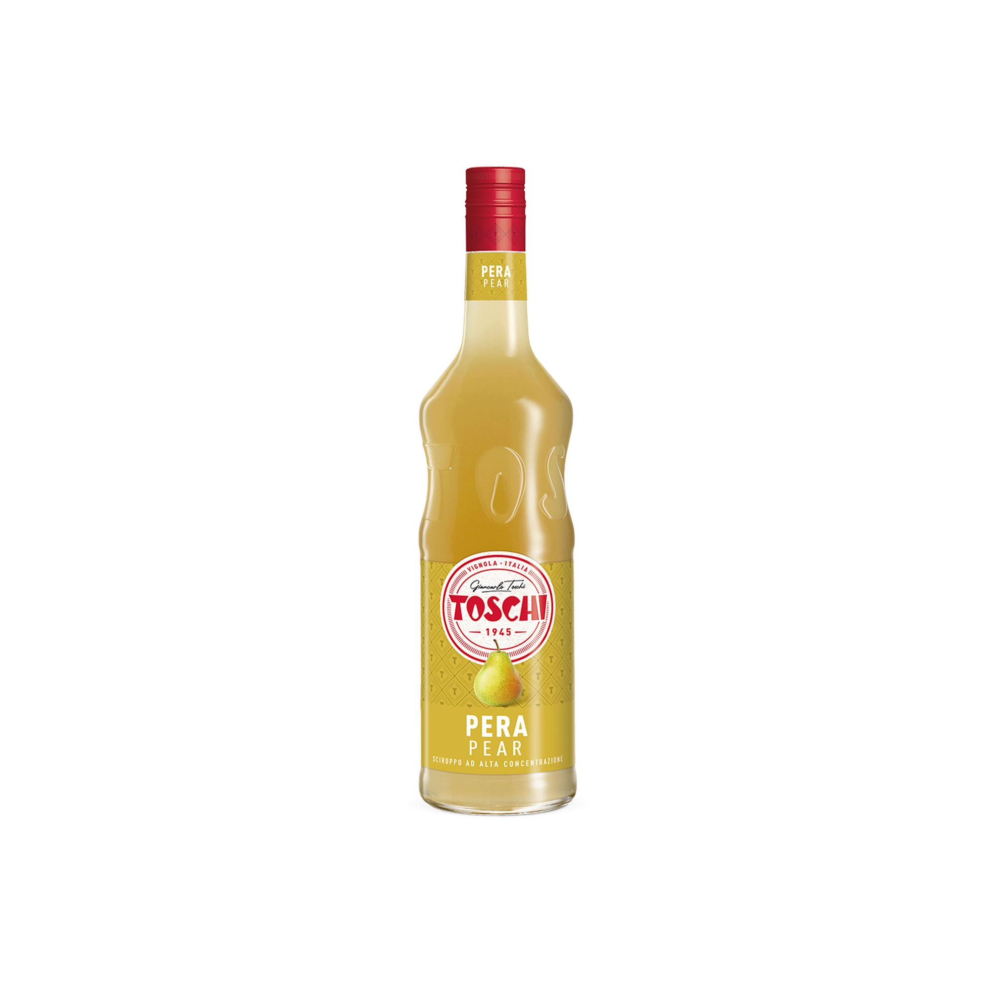 TOSCHI Armut Şurubu | Yüksek Konsantre | Katkısız ve Glutensiz | İtalya Ürünü | 1000 ml
