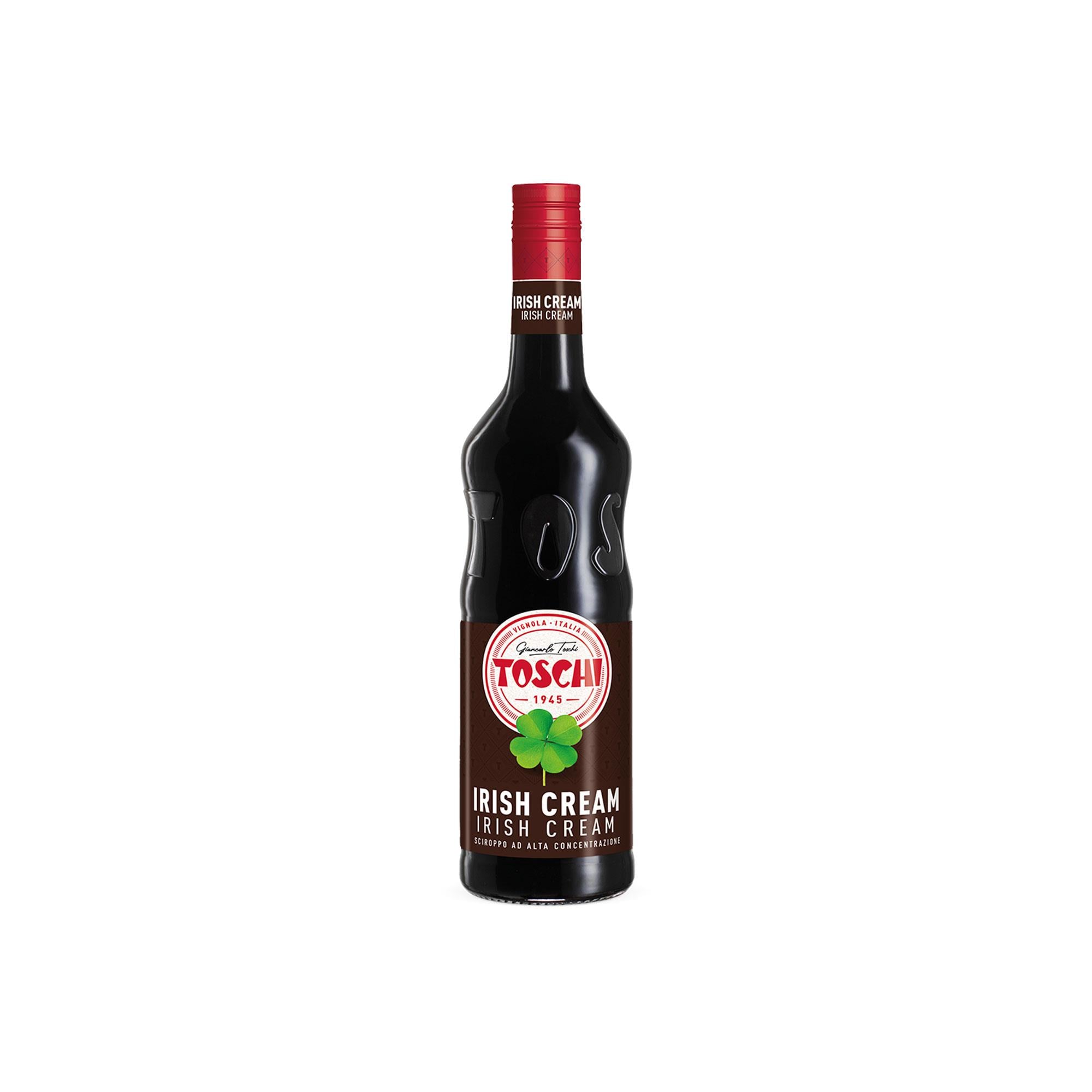 TOSCHI Irish Cream Şurubu | Yüksek Konsantre | Katkısız ve Glutensiz | İtalya Ürünü | 1000 ml