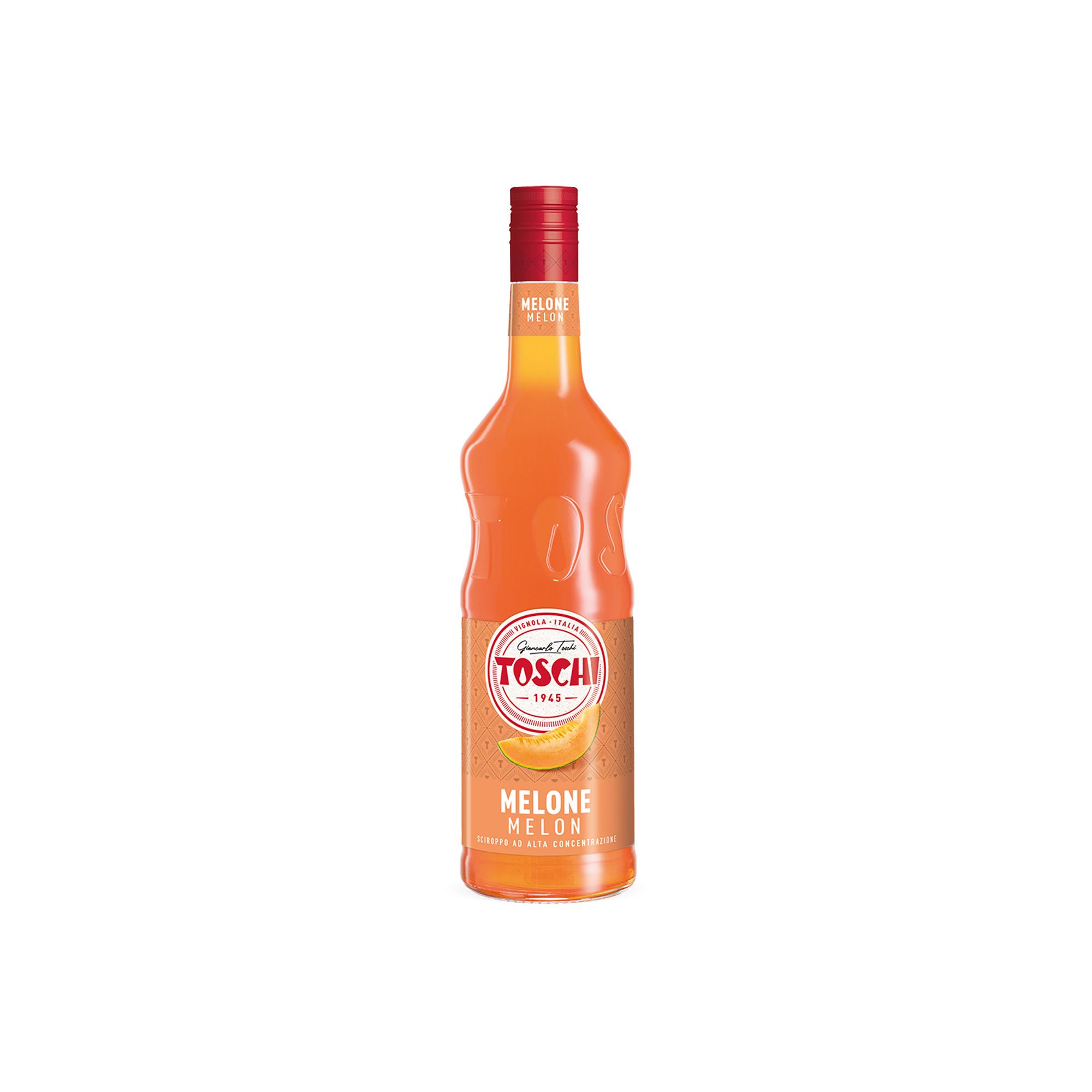 TOSCHI Kavun Şurubu | Yüksek Konsantre | Katkısız ve Glutensiz | İtalya Ürünü | 1000 ml