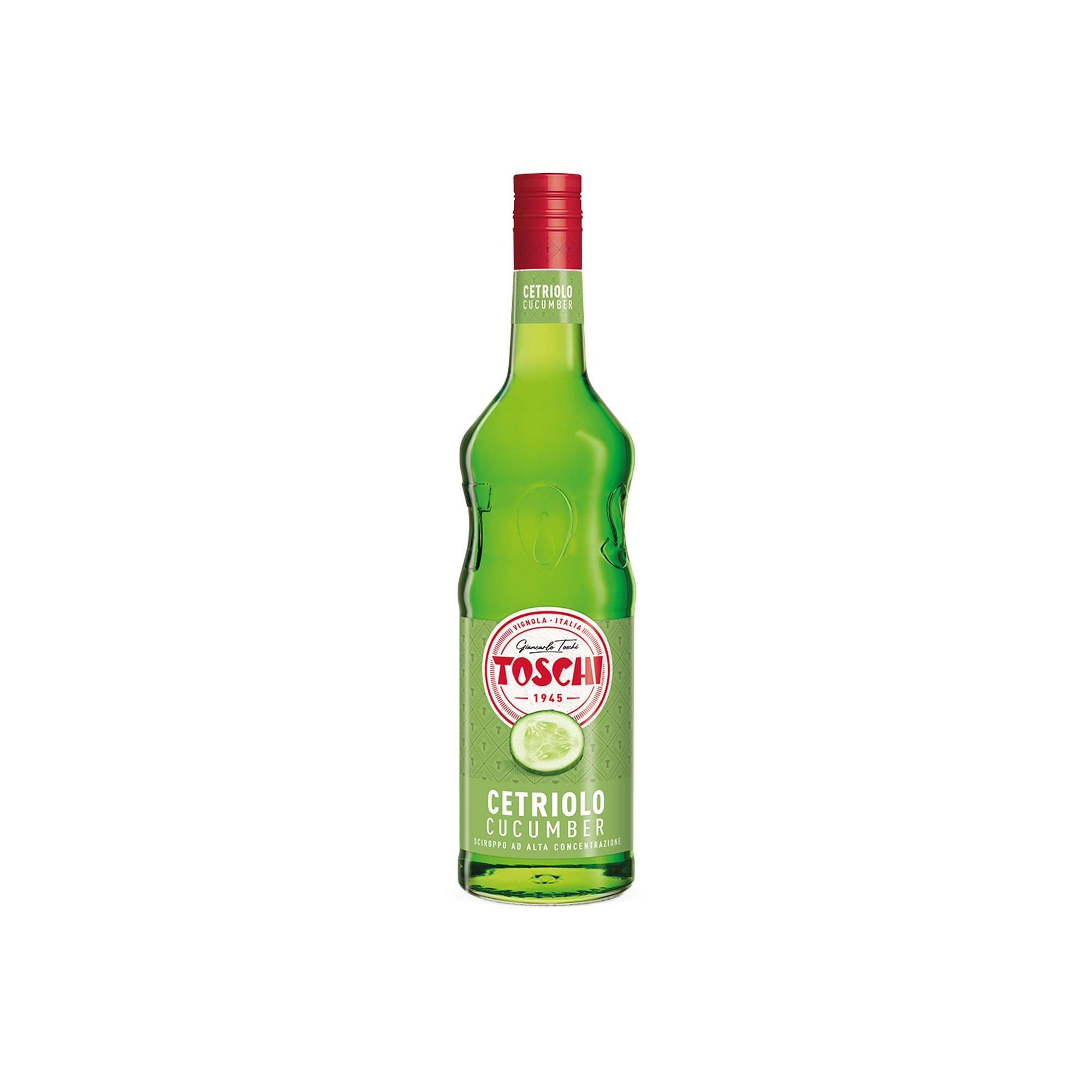 TOSCHI Salatalık Şurubu | Yüksek Konsantre | Katkısız ve Glutensiz | İtalya Ürünü | 1000 ml