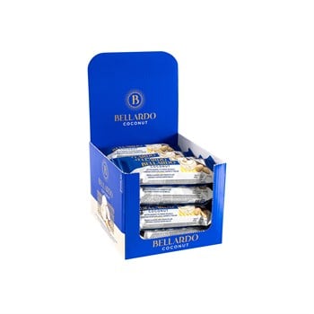 Bellardo Coconut Bütün Bademli Hindistan Cevizli Gofret Toplar 30 g x 16 Adet Display Kutu