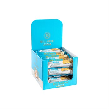 Bellardo Crunch Almond Bademli ve Krema Dolgulu Gofret Topları 30 g x 16 Adet (Display Kutu)