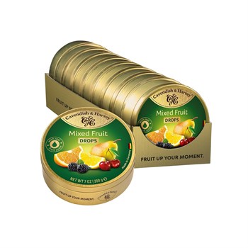Cavendish & Harvey Mixed Fruit Drops 200 g x 9 Adet (Kutulu Set)