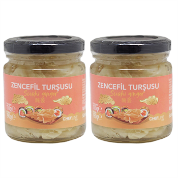 Chefline Asia Beyaz Zencefil Turşusu 190 g x 2 Adet