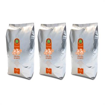 Kahve Dünyası Karamel Aromalı Filtre Kahve Çekirdek 1 Kg.x 3 Adet