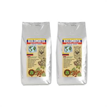 Kahve Dünyası Kolombiya Yöresel Çekirdek Filtre Kahve 1000gr x 2 Adet
