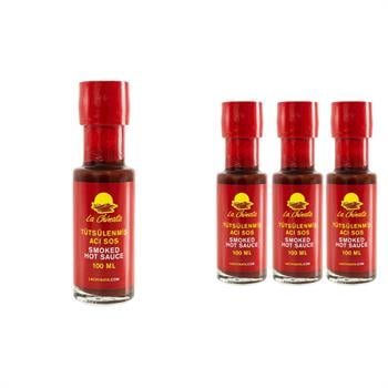 La Chinata Smoked Hot Sauce Tütsülenmiş Acı Sos 100 ML x 3 Adet