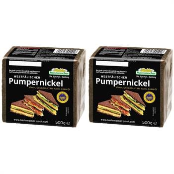 Mestemacher Pumpernickel Siyah Çavdarlı Tam Tahıl Ekmeği 500 g