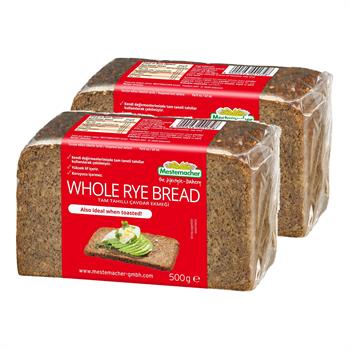 Mestemacher Tam tahıllı Çavdar Ekmeği 500g x 2 Adet