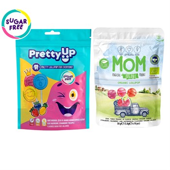 MOM Organik & Pretty Up Şekersiz Lolipop Seti