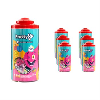 Pretty Up Şekersiz Flat Yassı Lolipop Altılı Koli Avantajı (6 x 150 Adet - 4950 g)