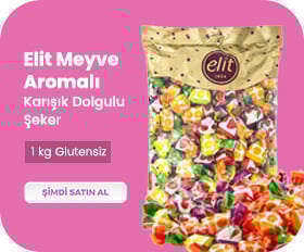 Elit Oval Baton Karışık Dolgulu Sütlü Çikolata 1Kg Glutensiz