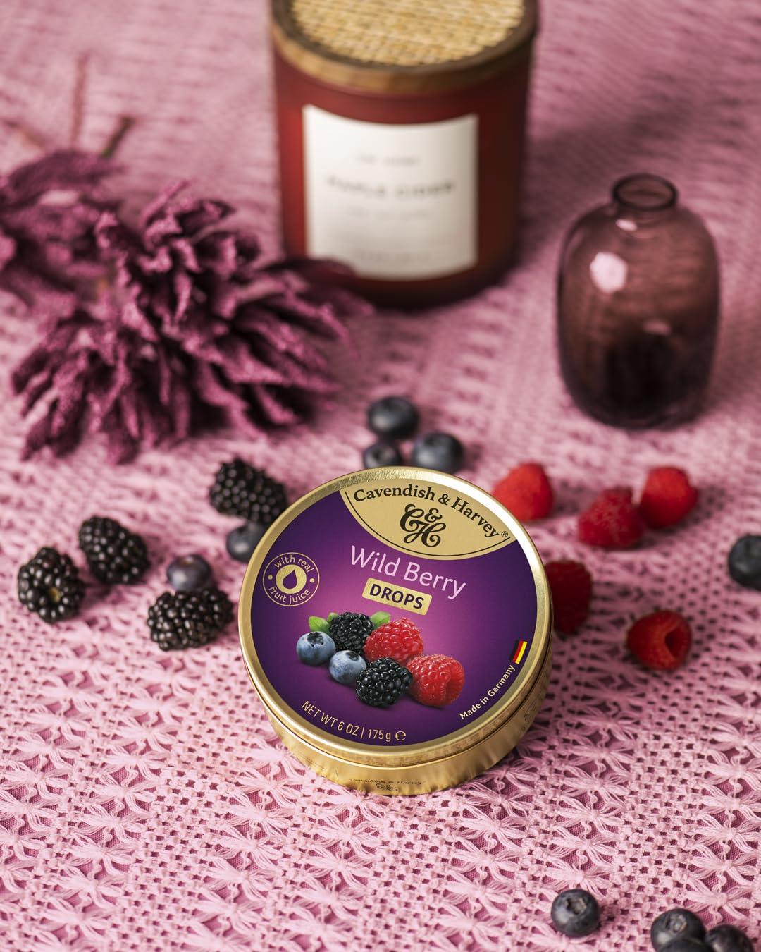 Cavendish & Harvey Wild Berry Drops | Yaban Mersini, Ahududu ve