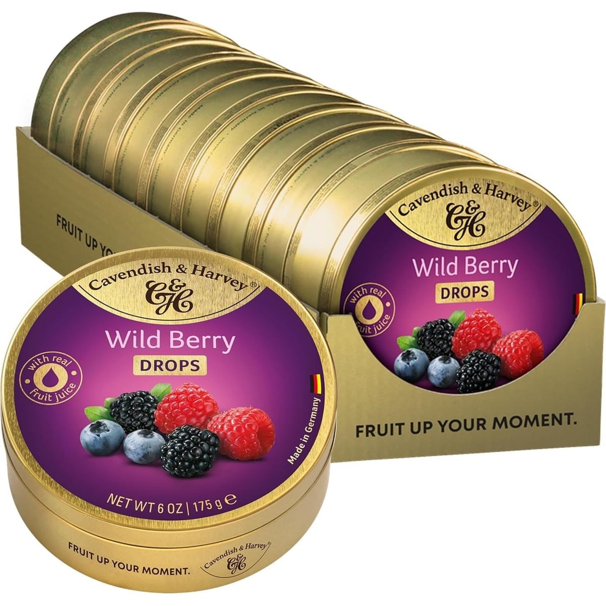 Cavendish & Harvey Wild Berry Sert Şekerleme 175 g x 9 Adet (Kutu)