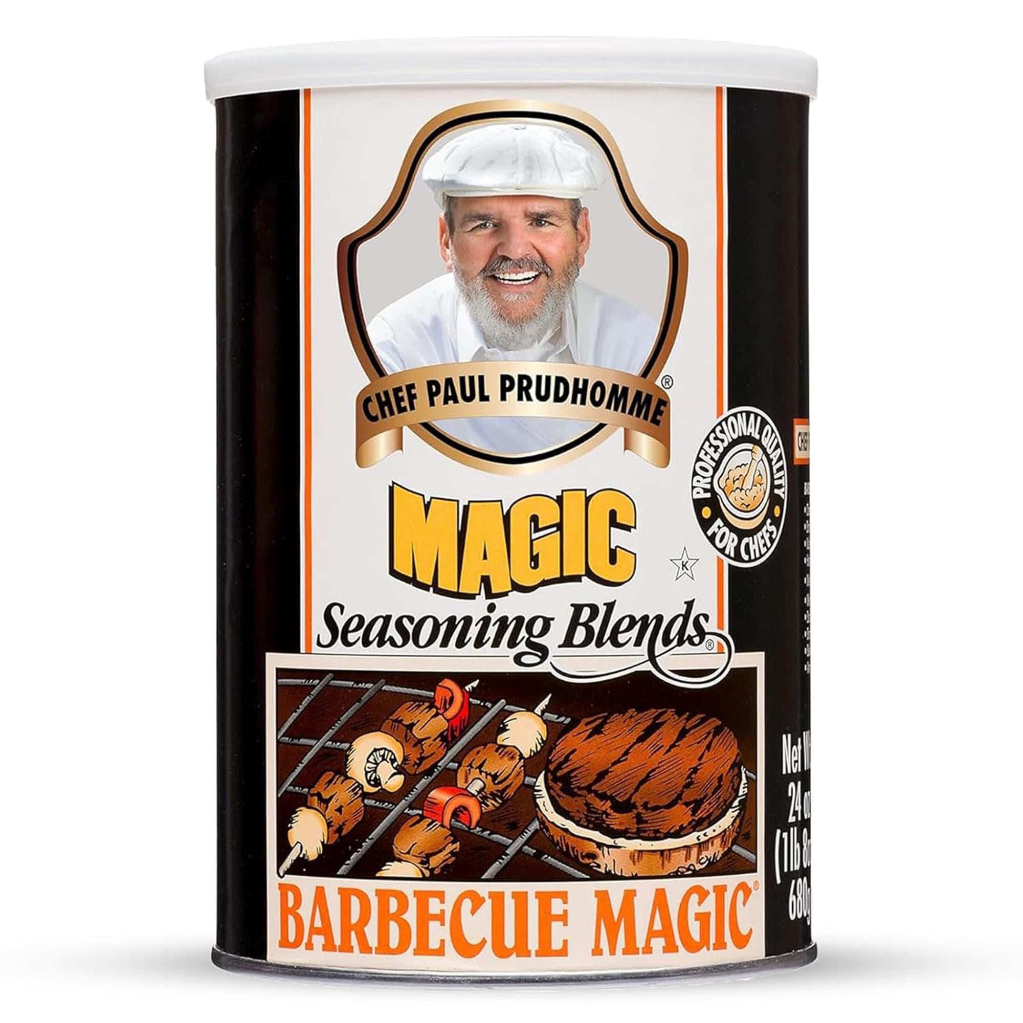 CHEF PAUL PRUDHOMME'S MAGIC Seasoning Blends Barbekü Baharatı | Tavuk, Kırmızı Et ve Burgerler için Kuru Baharat | 680 g (1 Paket)