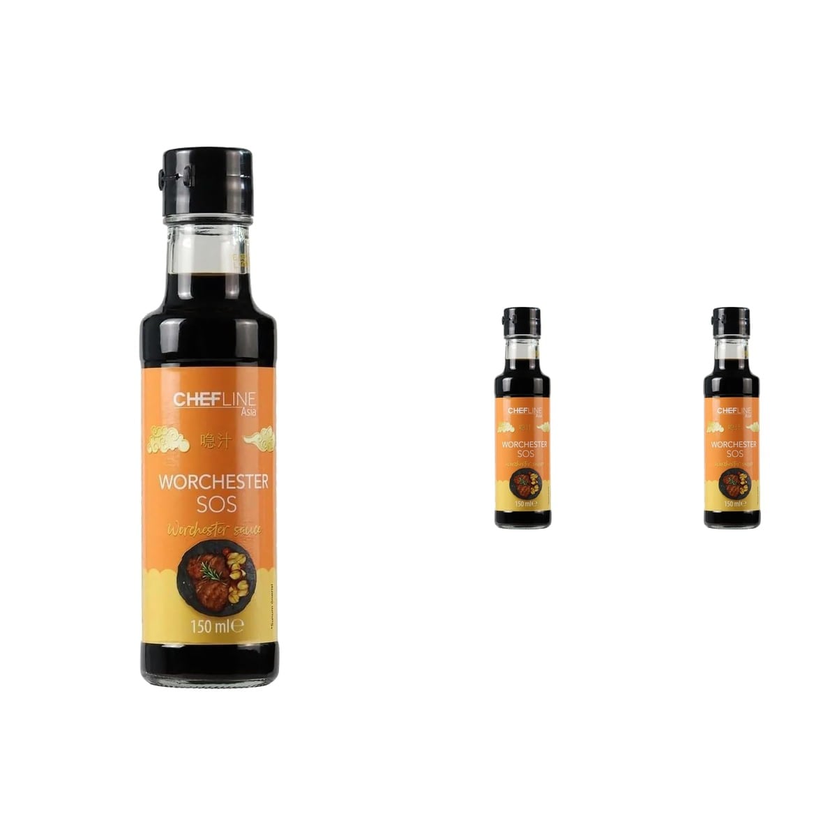 Chefline Asia Worchester Sos 150 ml x 2 Adet