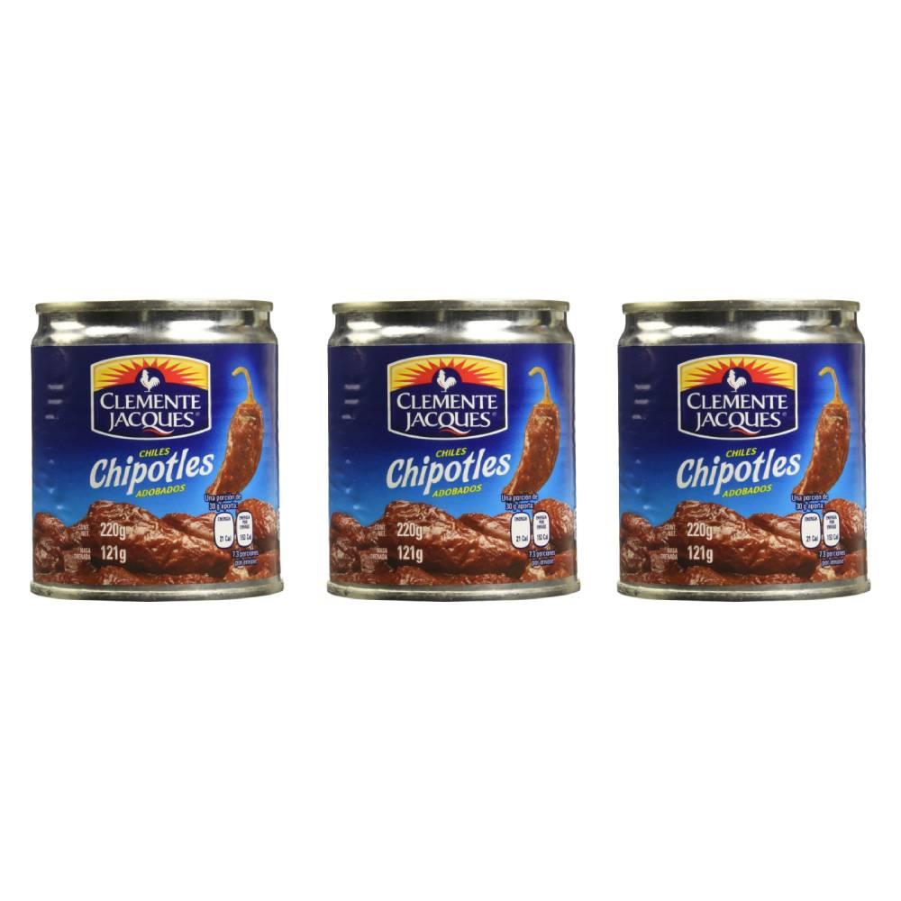 Clemente Jacques Marine Edilmiş Chipotle Biberi 220Gr. x 3 Adet