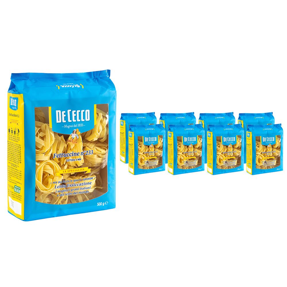 De Cecco Fettuccine Makarna 500g x 8 Adet