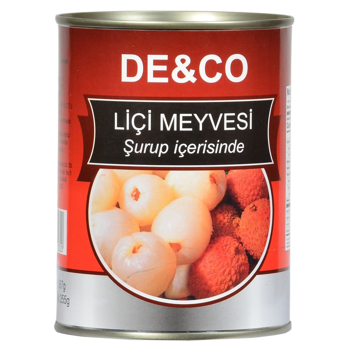 DE&CO Liçi (Lychee) Meyvesi Konservesi 565 g - Kokteyl ve Tatlılar İçin İdeal