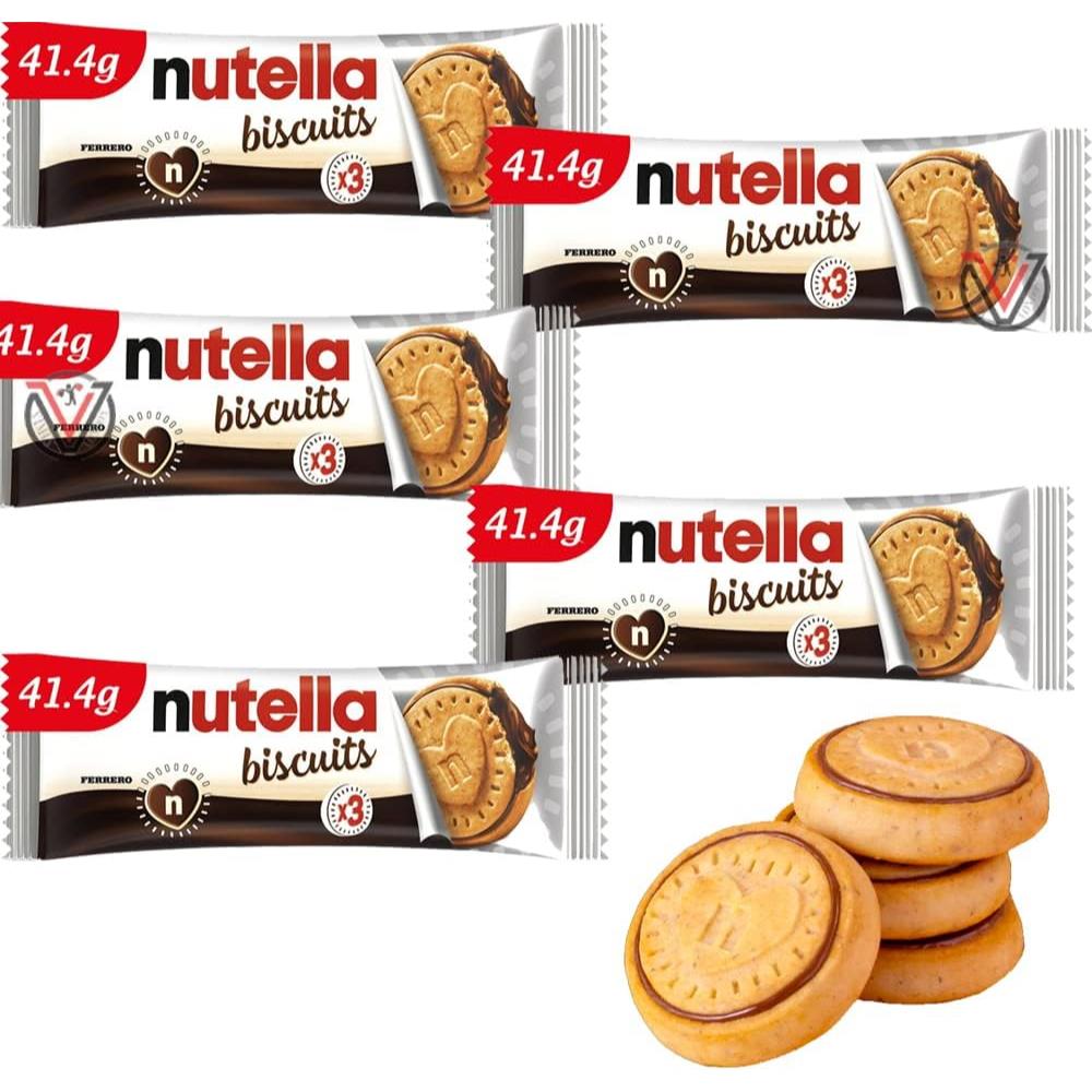 Ferrero Nutella Biscuits Fındık Kreması Dolgulu 41,4g x 5 adet