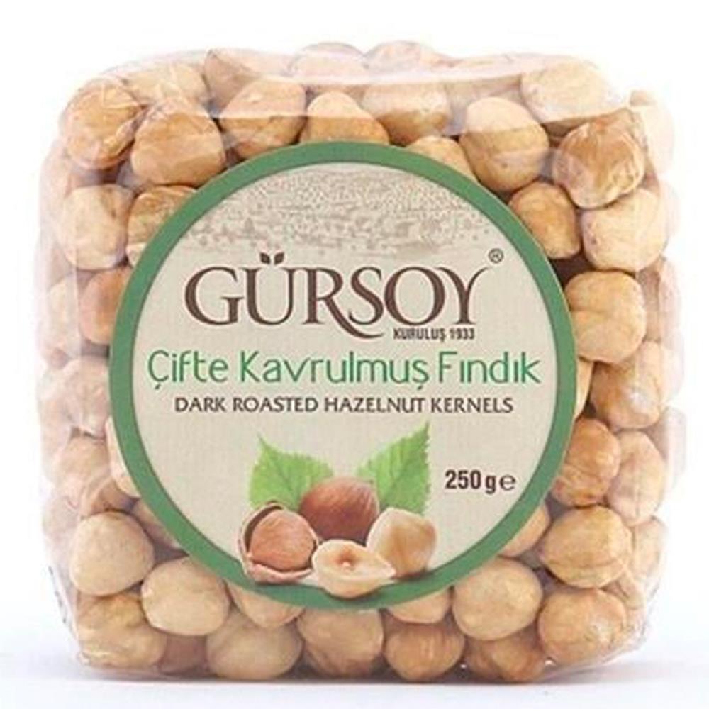 Gürsoy Çifte Kavrulmuş İç Fındık  250g Oturan Paket