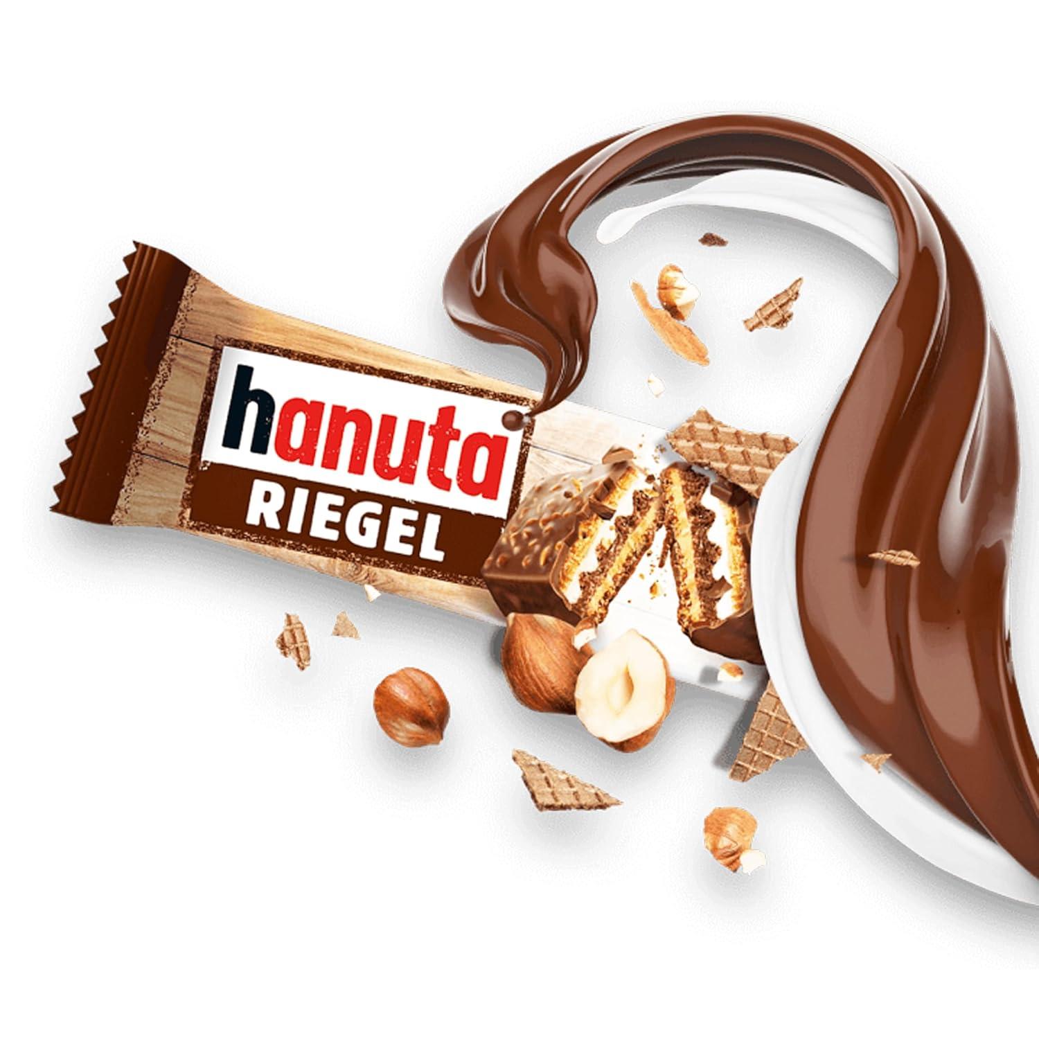 HANUTA RIEGEL SÜTLÜ ÇİKOLATA KAPLAMALI FINDIK KREMALI GOFRET 34,5G