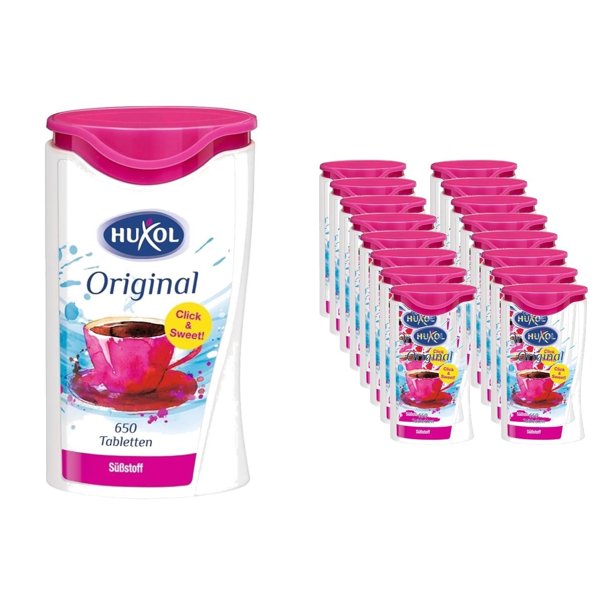 Huxol Tatlandırıcı tablet 650 Adet 39 gr x 16 Adet (Kutu)