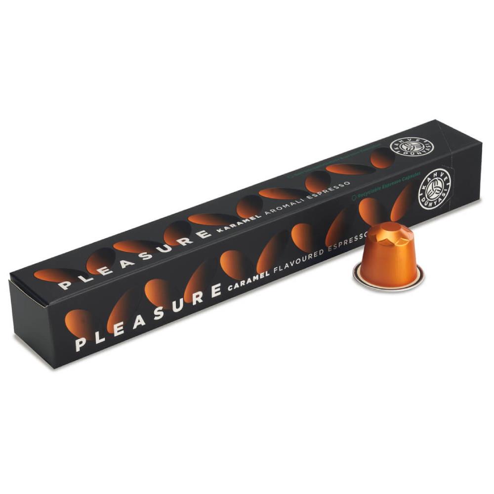 Kahve Dünyası Karamel Aromalı Kapsül Kahve 1 Kutu (10 Kapsül)