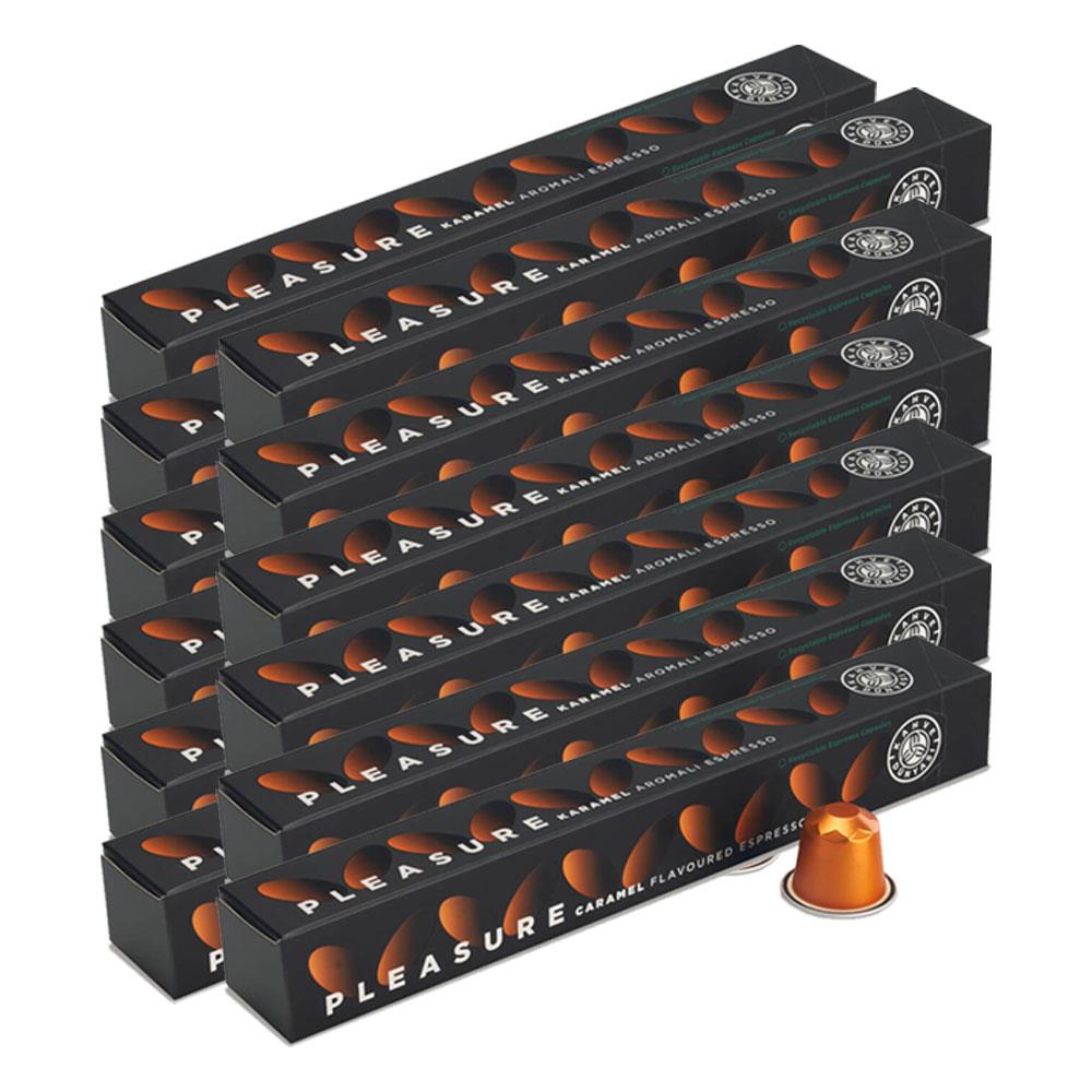 Kahve Dünyası Karamel Aromalı Kapsül Kahve 12 Kutu (120 Kapsül)