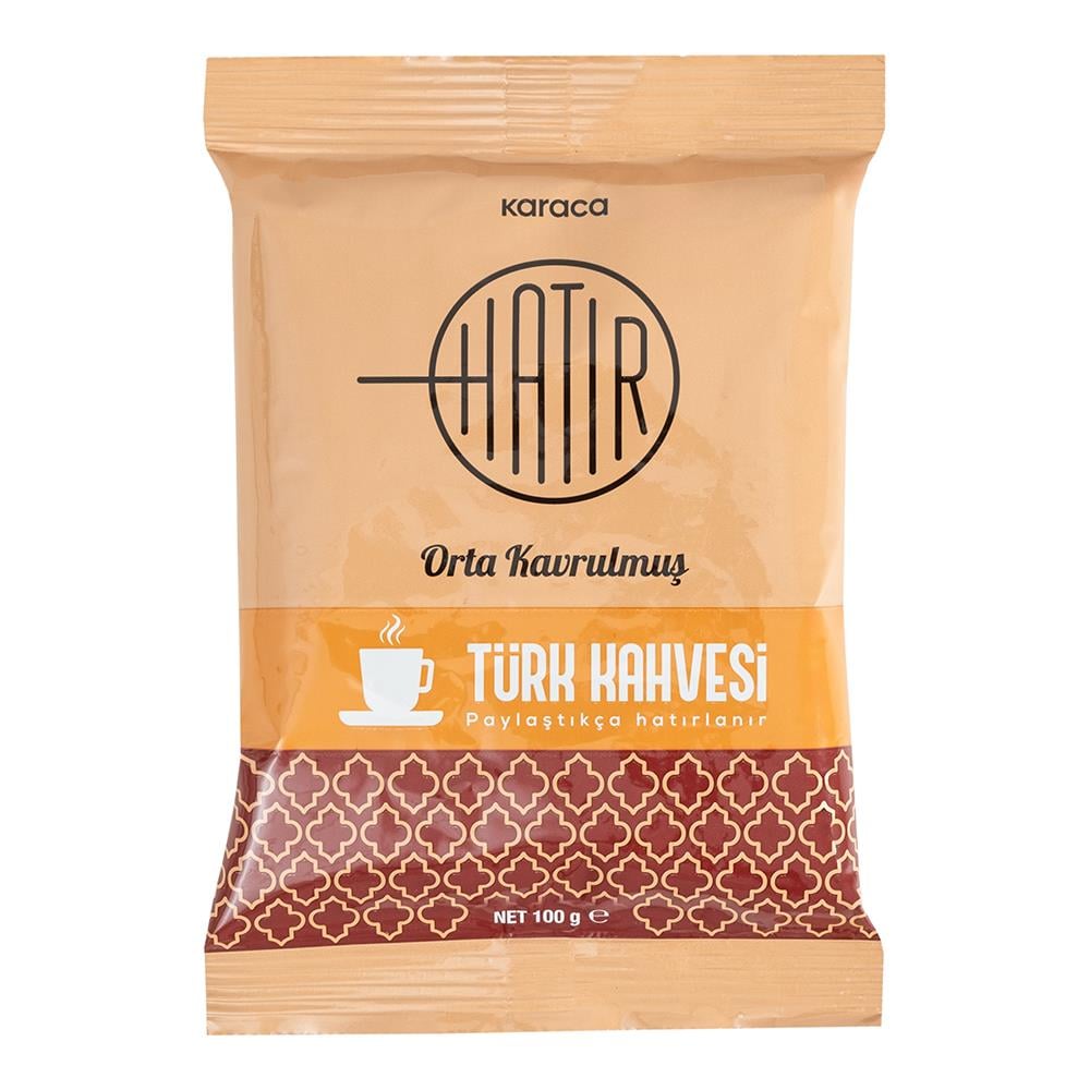 Karaca Hatır Orta Kavrulmuş Bol Köpüklü Türk Kahvesi 100g